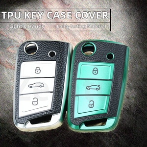 VW Golf 7 MK7 Tiguan MK2 morbida TPU custodia chiave auto <span class=keywords><strong>accessori</strong></span> protettore <span class=keywords><strong>per</strong></span> sedile Ateca Leon FR 2 Ibiza <span class=keywords><strong>Skoda</strong></span> <span class=keywords><strong>Octavia</strong></span> A7 - Product Image 2