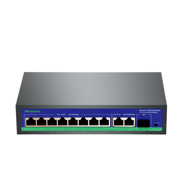 Factory OEM Ethernet Switch 4ch 8ch 16ch 24ch 10/100/1000 Base-T Gigabit Switch AC Power Supply PoE Switch