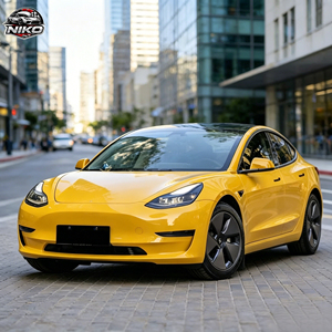 NIKO Film High Quality PET Piano Sunflower Yellow Car <b>Wrap</b> PET Sticker Color Change PPF Colored PPF Film - Product Image 1