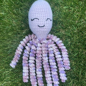 Oferta Especial: Muñeco de <span class=keywords><strong>Pulpo</strong></span> Amigurumi Tejido a Mano 100% <span class=keywords><strong>para</strong></span> Bebés, Juguete de Peluche de <span class=keywords><strong>Pulpo</strong></span> Amigurumi, Regalos <span class=keywords><strong>para</strong></span> Bebés - Product Image 6