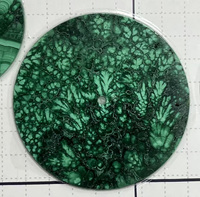 Pierres précieuses de malachite naturelle spéciale rares personnalisées Cadran pour montres-bracelets Pièces