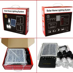 Système solaire domestique 4W qualifié, kit solaire avec 3 ampoules LED pour la famille - Product Image 6