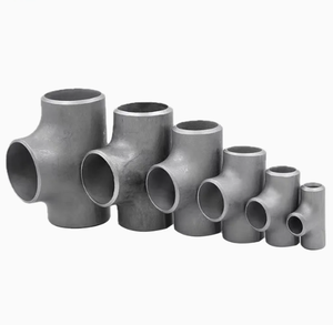 Accesorios de Tubería en T de Acero Inoxidable 304/316 de Grado Sanitario, Resistentes a la Corrosión, Soldados a Tope y Formados por Presión, de Baja Presión DIN - Product Image 5