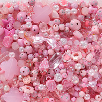 Nouvelle conception, perles acryliques en vrac de 20g, formes variées, tailles mélangées, perles de Chine en cristal DS colorées de luxe pour le bricolage, vente en gros