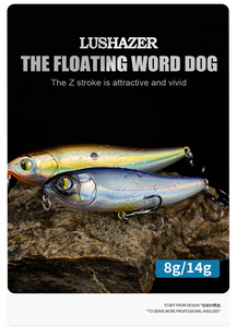 Esca da pesca con esca artificiale galleggiante <span class=keywords><strong>per</strong></span> <span class=keywords><strong>esche</strong></span> da pesca con esca rigida 8g 14g Topwater Walking the Dog Fishing esca <span class=keywords><strong>per</strong></span> spigola - Product Image 6