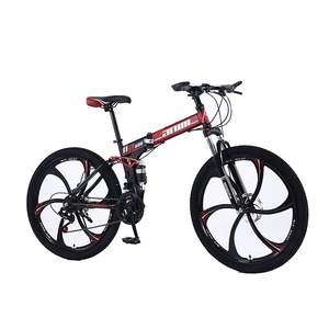 KWO venta al por mayor precio barato casco Popular hombres deportes asiento marco Pedal ruedas nuevas bicicletas plegables <span class=keywords><strong>26</strong></span> pulgadas bicicleta de montaña de carbono - Product Image 3