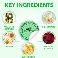 SOLOTREE Patchs Transdermiques Énergisants et Revitalisants à Marque Blanche pour la Concentration et la Récupération, avec Complexe de Vitamines B pour Adultes