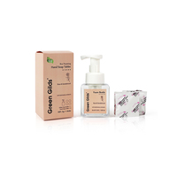 Tablettes de savon pour les mains moussantes nettoyantes naturelles avec logo personnalisé, tablettes de savon pour les mains antibactériennes, lavage des mains liquide écologique