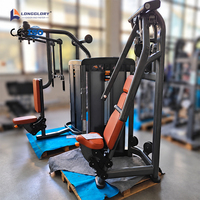 Machine de musculation pour presse pectorale inclinée, équipement d'entraînement à résistance sélectionnable, en acier, à charge par broches, pour utilisation assise