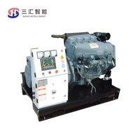 Générateurs diesel portables industriels fiables de 2 kW, 5 kW, 5,5 kW, 10 kW, 30 kW, 50 kW, 50 Hz, refroidis par eau, démarrage électrique