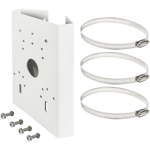 Support de poteau pour caméra IP Bullet et Speeddome, 23 pouces de longueur, 17 pouces de largeur, 6 pouces de hauteur, kit de montage - Product Image 1