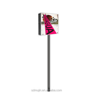 Boîte lumineuse rectangulaire suspendue à LED solaire en aluminium résistant aux intempéries pour affichage publicitaire extérieur pour stand d'exposition - Product Image 2