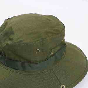 Wholesale High Quality Custom Logo New Fashion Wide Brim Windproof Rope Bucket Beach Mesh Sun Fishing Bonnie <b>Hat</b> <b>for</b> Men - Product Image 4