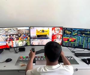 Gru a portale su rotaie <span class=keywords><strong>RMG</strong></span> a doppia trave da 40T in offerta speciale per il sollevamento di container in porti e magazzini ferroviari - Product Image 5