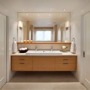 Conjuntos de armários de banheiro, modernos de armazenamento de madeira