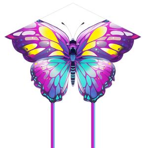 Vente chaude Weifang Butterfly Kite Fibre de verre Ligne de 30m Tissu en polyester écologique Conception facile à voler pour l'extérieur des enfants - Product Image 6
