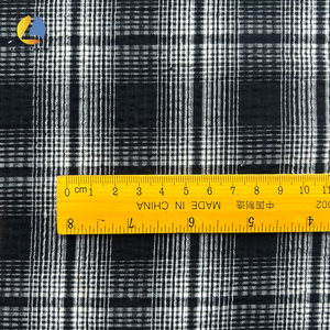 Bán Buôn Trực Tiếp Kiểm Tra Vải Phong Cách Châu Âu Cotton Pha Trộn Sợi Nhuộm Seersucker Polyester Gingham Vải Cho Mùa Hè Dresses - Product Image 6