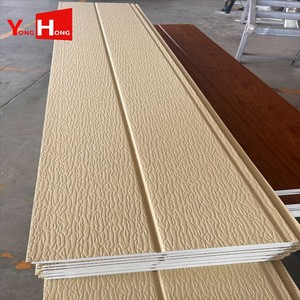 Panel de Pared Decorativo Ignífugo con Aislamiento Térmico Yonghong, Panel Sándwich de Acero con Aislamiento de Poliuretano y <span class=keywords><strong>Tablero</strong></span> Metálico Tallado - Product Image 4