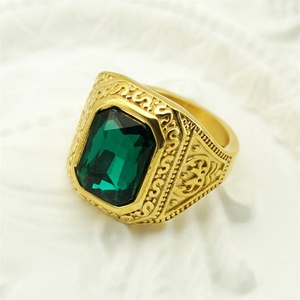 Nordic Viking <b>Rings</b> Jewelry Stainless Steel Gemstone Charm <b>Rings</b> Men - Product Image 6