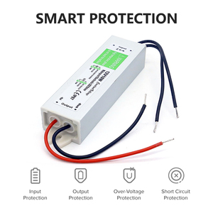<strong>LED</strong> <strong>Strip</strong> Switch <strong>Power</strong> Supply 90-250V AC to DC 12V 0.83A Max 10W Electronic Driver Transformer Converter <strong>Adapter</strong> IP67 Waterproof - Product Image 3