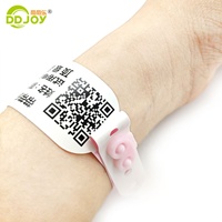Pulsera de información de pacientes adultos impermeable Térmica Directa Accesorio de identificación de clínicas