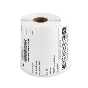 Etiqueta de Código de Barras Personalizada Moderna, Etiqueta de Dirección Grande Continua Preimpresa con Código de Barras Económico - Product Image 4