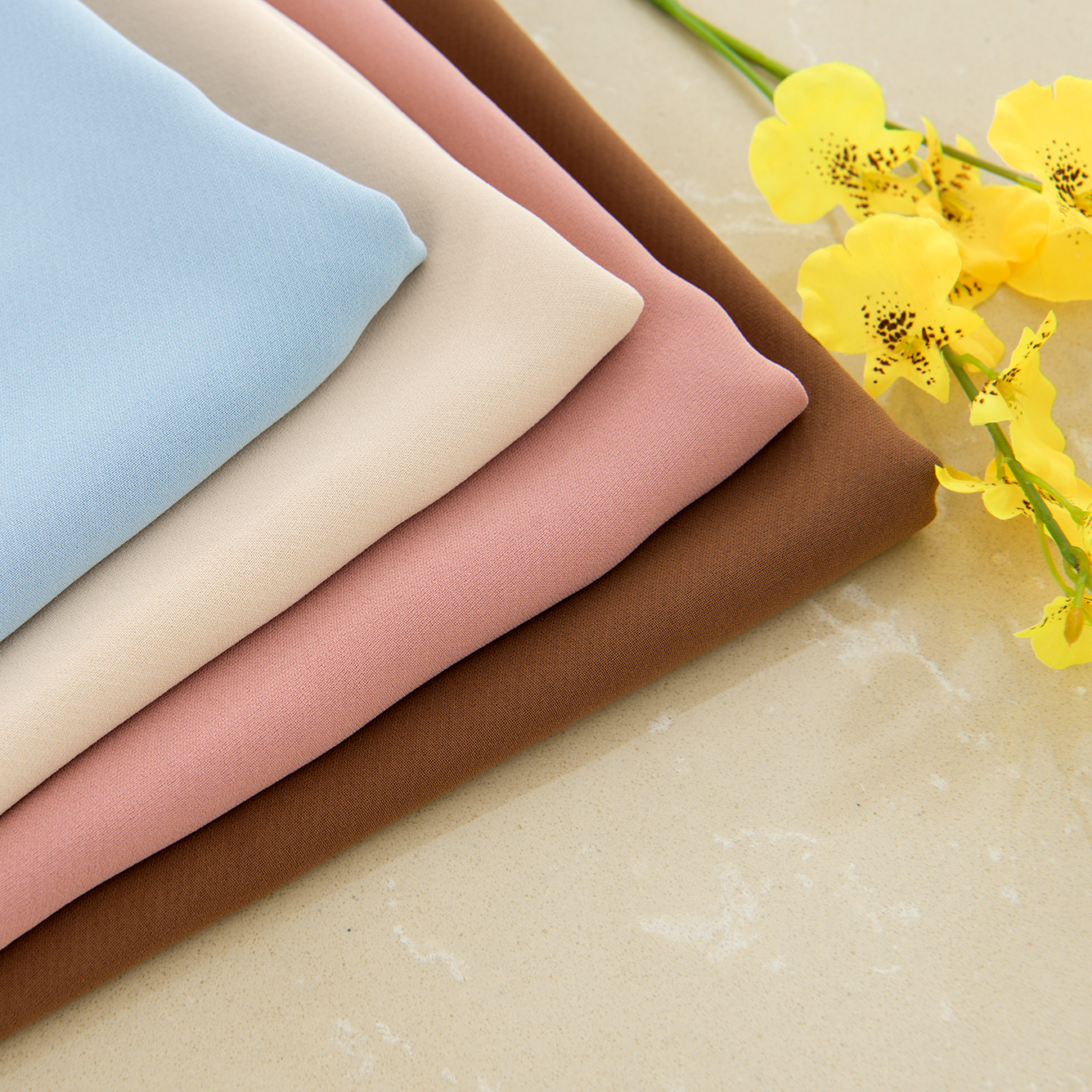 Women's Eco-Friendly 100% Viscose Fabric for Spring Summer Dresses Lightweight Soft & Smooth Touch for Girls