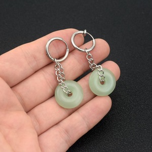 Nouvelles Boucles d'Oreilles Pendantes Circulaires au Design Niche Populaire 2026, Vintage Creuses Unisexe en Acier Inoxydable, Bijoux Tendance - Product Image 1