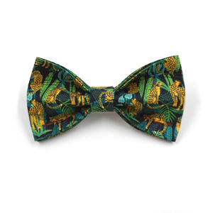 Set 3 Pezzi Collare, Guinzaglio e Fiocco per <span class=keywords><strong>Cani</strong></span> con Stampa Leopardata Popolare 2026 - Incisione Laser Nome Cane e Numero Telefono Proprietario - Product Image 4