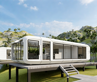 Vente en gros directe usine de maisons de luxe : Cabine Apple, Maison capsule, Maison préfabriquée, Tiny House, Maison mobile, Villa de villégiature avec balcon et bord de mer