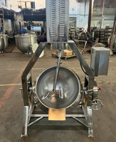 Huashang op maat gemaakte roestvrijstalen elektrische verwarmde jacketed ketel met mengsysteem voor de productie van sauzen, dranken en zuivelproducten