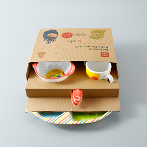 Hot Sale Custom Cartoon Food Grade 100% Melamine <strong>Children</strong> Tableware Kids Dinnerware <strong>Dinner</strong> <strong>Set</strong> - Product Image 1