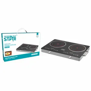 WINNING STAR ST-9676 Double Plates Electric Induction Cookers Electric Kitchen Stove Electric Ceramic Plate