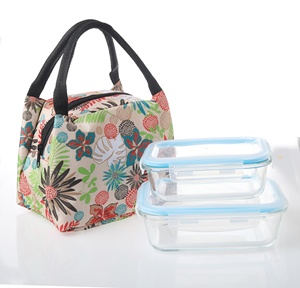 Thực phẩm thủy tinh container với Hộp Ăn Trưa Túi tote xấu trở lại trường học - Product Image 1