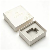 Caja de Papel Personalizada con Forro de Espuma, Contenedor de Accesorios de Alta Gama, Impresión OEM, para Empaque de Collares, Pendientes y Mercancía