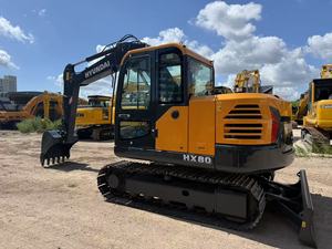 Excavatrice sur chenilles de 8 tonnes HX80, moteur Yanmar haute performance pour les projets de construction et d'ingénierie routière municipale - Product Image 2