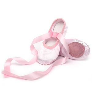 Ballerines en satin Octavia D3003, chaussures de <span class=keywords><strong>danse</strong></span> élégantes pour femmes, filles et enfants, dessus en satin, semelle extérieure en cuir véritable - Product Image 3