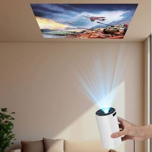 Proyector Portátil con WiFi y Bluetooth, Compatible con 4K 1080p, Proyector de Películas para Interiores/Exteriores con Sistema de Video - Product Image 6