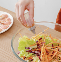 Botol Saus Mini 30ml untuk BBQ, Salad, atau Bumbu Lainnya, Cocok untuk Dibawa Bepergian
