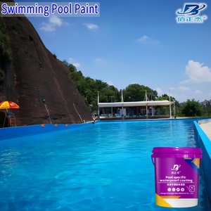 <span class=keywords><strong>Pintura</strong></span> Impermeabilizante Moderna para Exteriores, Resistente al <span class=keywords><strong>Agua</strong></span> por Largo Período, para Estanques de Peces y Piscinas, Revestimiento Azul Especial - Product Image 2