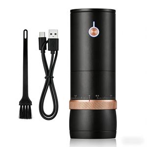 Meistverkaufte Tragbare Kaffeemühlen USB-Aufladbare Elektrische Burr-Kaffeebohnenmühle für Camping - Product Image 1