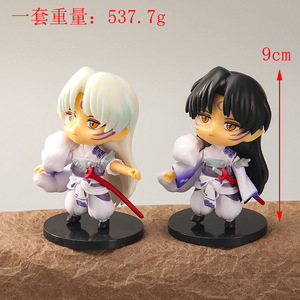 Set de 6 Figuras de Acción de Anime <span class=keywords><strong>Inuyasha</strong></span>, Muñecos de PVC de 9 cm con Diseño de Yaksha - Product Image 3