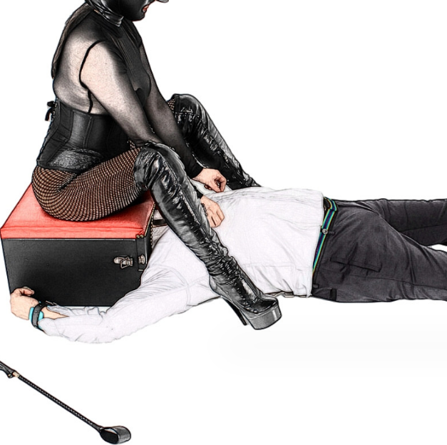 Qora tanli odam va mitti