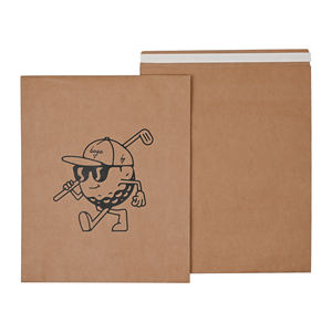 ถุงกระดาษคราฟท์ปิดผนึกแบบย่อยสลายได้ถุงผ้าโพลีเมลเลอร์แบบย่อยสลายได้ถุงงานฝีมือที่เป็นมิตรต่อสิ่งแวดล้อมสำหรับบรรจุเสื้อผ้า - Product Image 3