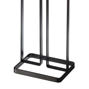 Porte-rouleau de papier toilette vertical, écologique, en fer, design rectangulaire moderne, sur pied, pour la maison - Product Image 4