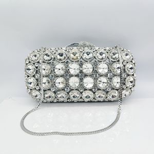 <span class=keywords><strong>Pochette</strong></span> de soirée pour femme avec pierres précieuses violettes rondes, sacs de dîner, sacs à main de mariage en cristal, sacs à main à chaînes en <span class=keywords><strong>strass</strong></span>, <span class=keywords><strong>pochette</strong></span> de bal - Product Image 3