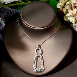 ชุดต่างหูสร้อยคอ<span class=keywords><strong>2</strong></span>ชิ้นแบบ hibide เสน่ห์ชุดเครื่องประดับ Baguette CZ สำหรับผู้หญิงเจ้าสาวงานแต่งงาน N-1876 bisuteria mujer - Product Image 4