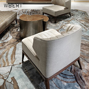 WBERT-Silla moderna para sala de estar, sofá de madera maciza para hotel, sillón de recepción para sala de estar - Product Image 3