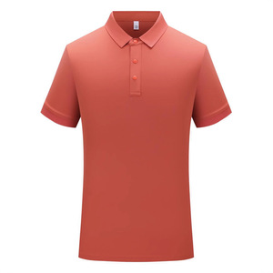 Polo 180g en polyester à séchage rapide, couleur unie, vêtement de travail, logo brodé personnalisé, publicité d'entreprise, usage quotidien - Product Image 2