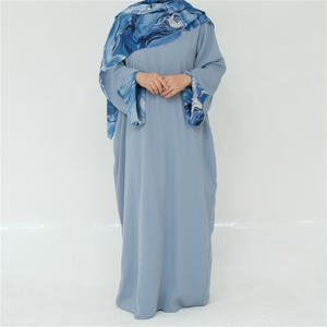 2025 nouvelle Abaya <span class=keywords><strong>aquarelle</strong></span> marbre cravate-teinture imprimé Premium islamique ensemble vêtements Abaya femmes musulmanes robe pour Abaya moderne - Product Image 1